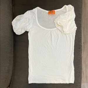 JUICY Couture - (S) White Puff Sleeve Top